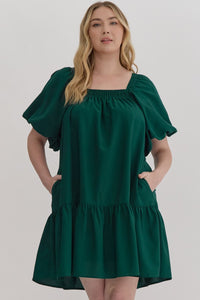 Solid Tunic Dress