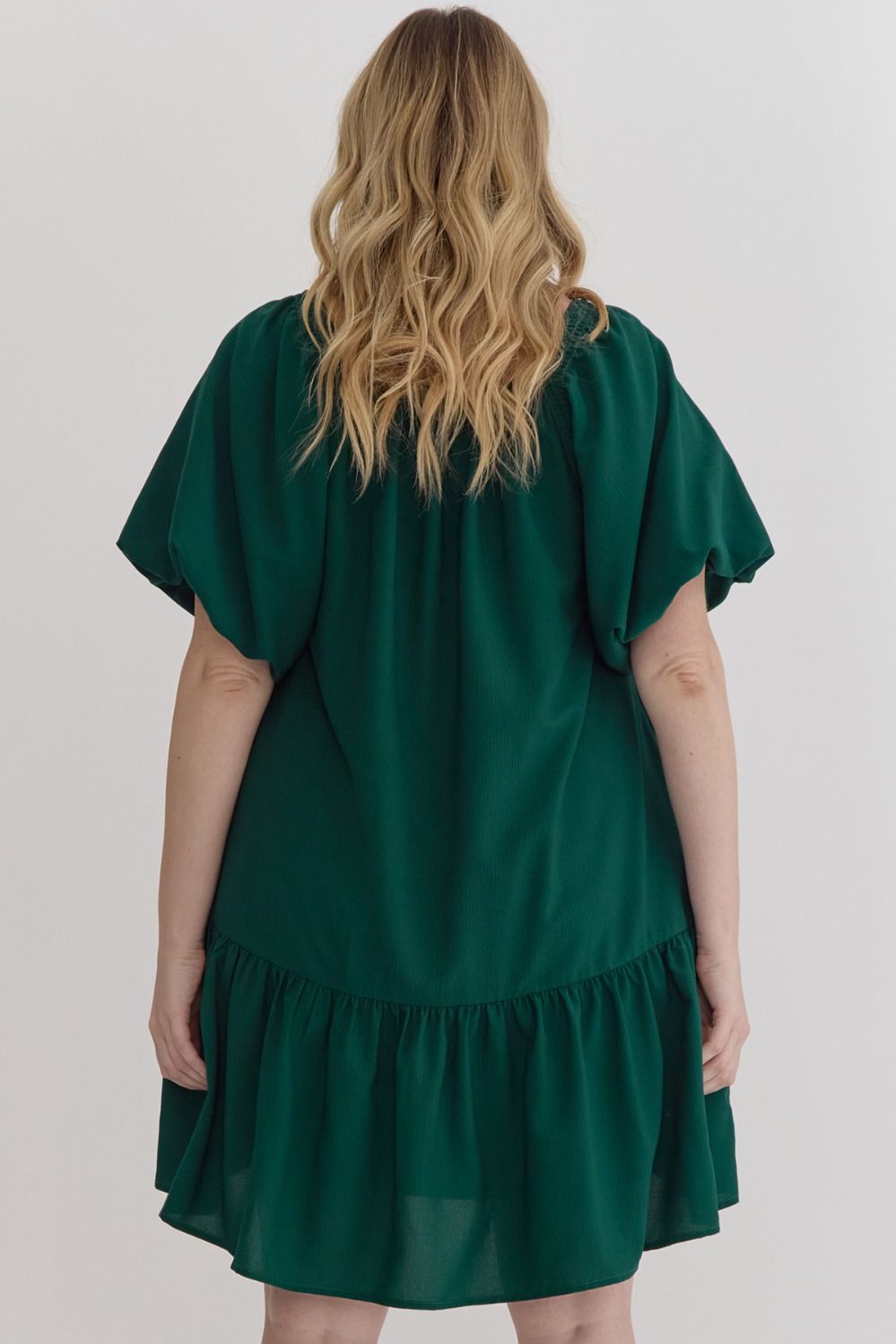 Solid Tunic Dress