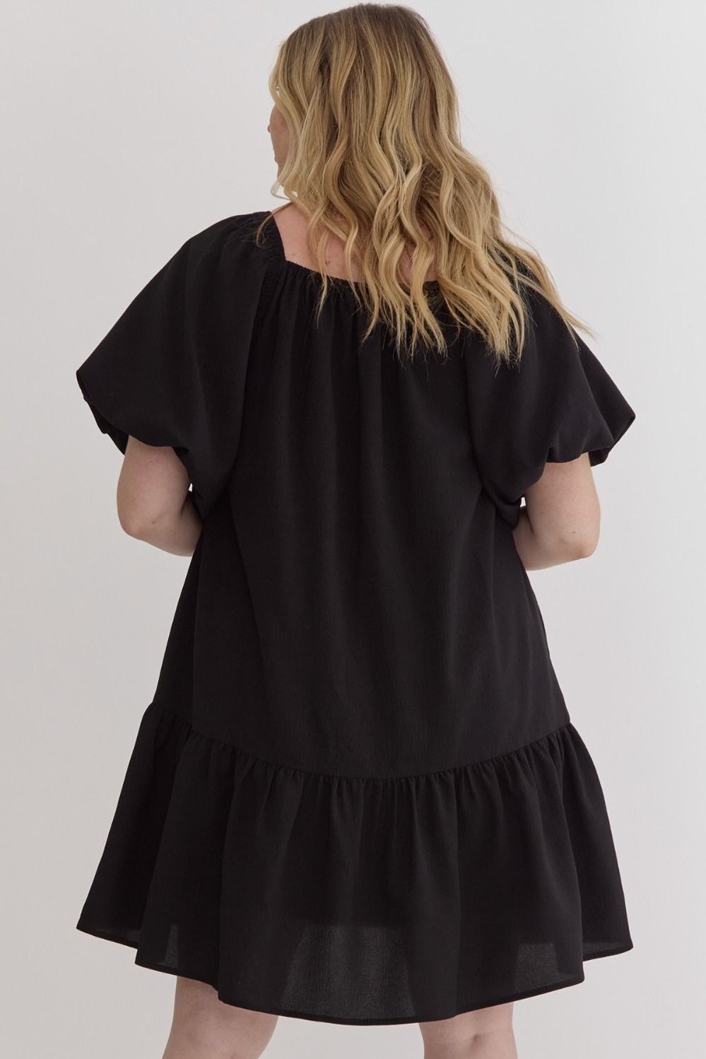 Solid Tunic Dress