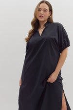 Load image into Gallery viewer, Solid Color Midi Dress
