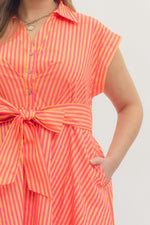 Load image into Gallery viewer, #1 Striped Midi Dress
