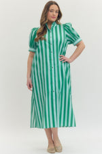 Load image into Gallery viewer, #2 Stripe Midi Dress
