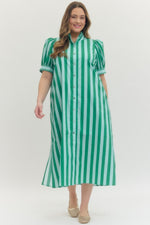 Load image into Gallery viewer, #2 Stripe Midi Dress

