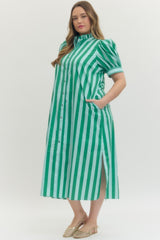 **SALE**Stripe Midi Dress