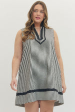 Load image into Gallery viewer, #SALE# Gingham Mini Dress
