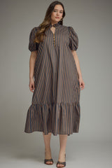 Stripe Midi Dress