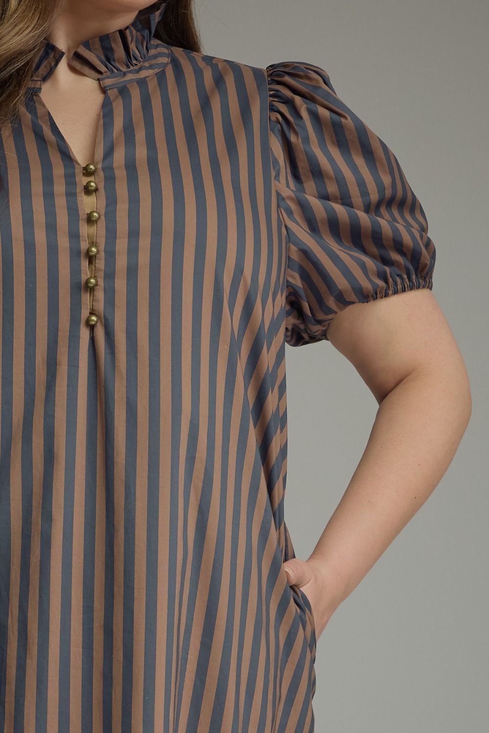 Stripe Midi Dress