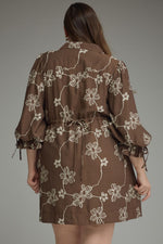 Load image into Gallery viewer, Brown Printed Dress
