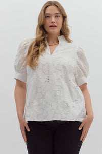 Floral Embroidered Top