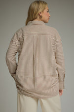 Load image into Gallery viewer, Striped Button-Down Top
