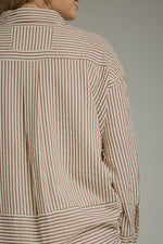 Load image into Gallery viewer, Striped Button-Down Top
