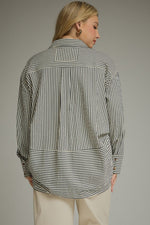 Load image into Gallery viewer, Striped Button-Down Top
