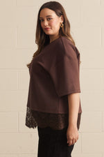 Load image into Gallery viewer, Lace Detail Top
