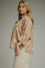 Load image into Gallery viewer, Polka Dots Blouse
