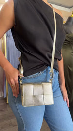 Load and play video in Gallery viewer, GENUINE ITALIAN LEATHER CROSSBODY BAG
