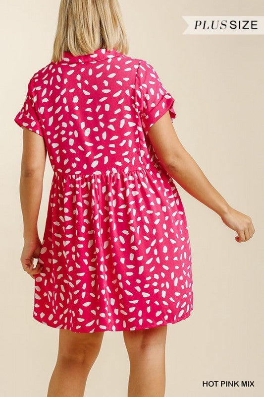Dalmatian Print Dress