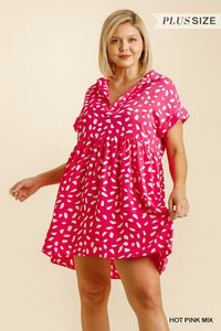 Dalmatian Print Dress