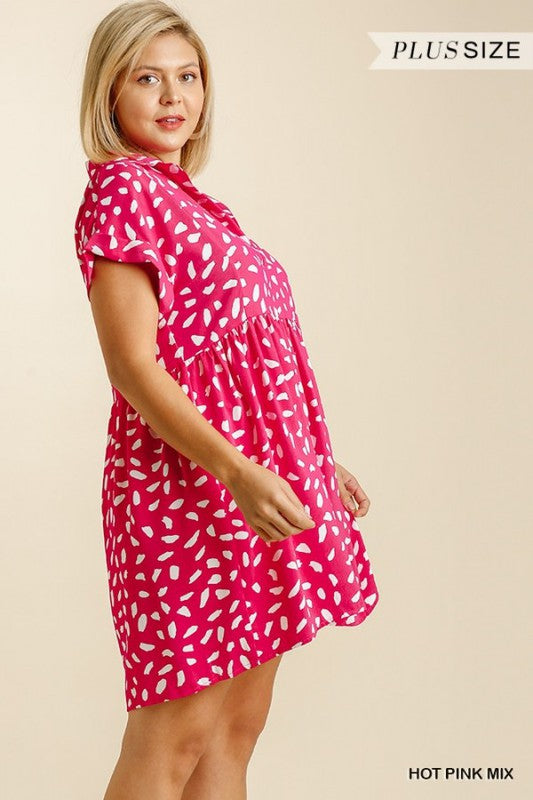 Dalmatian Print Dress