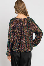 Load image into Gallery viewer, **SALE** Sequins Long Sleeve Top
