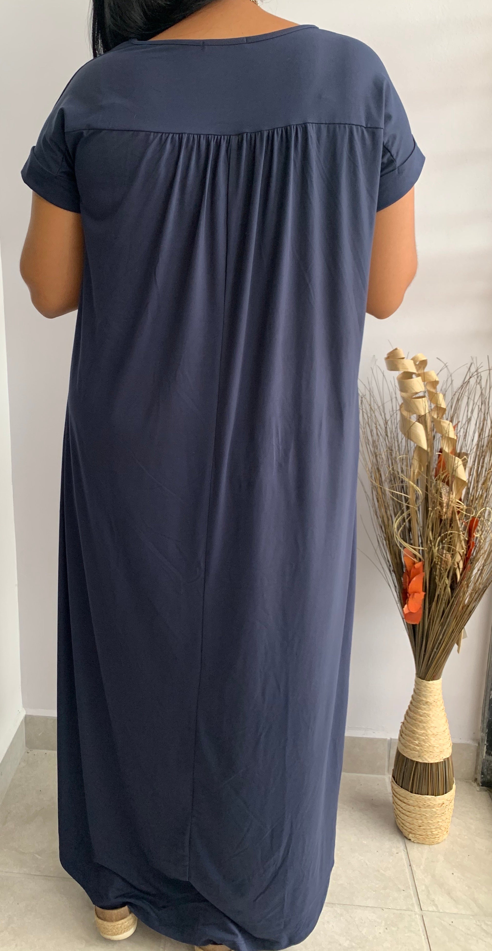 Navy Maxi Dress