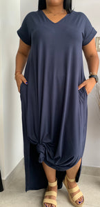 Navy Maxi Dress