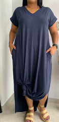 Navy Maxi Dress