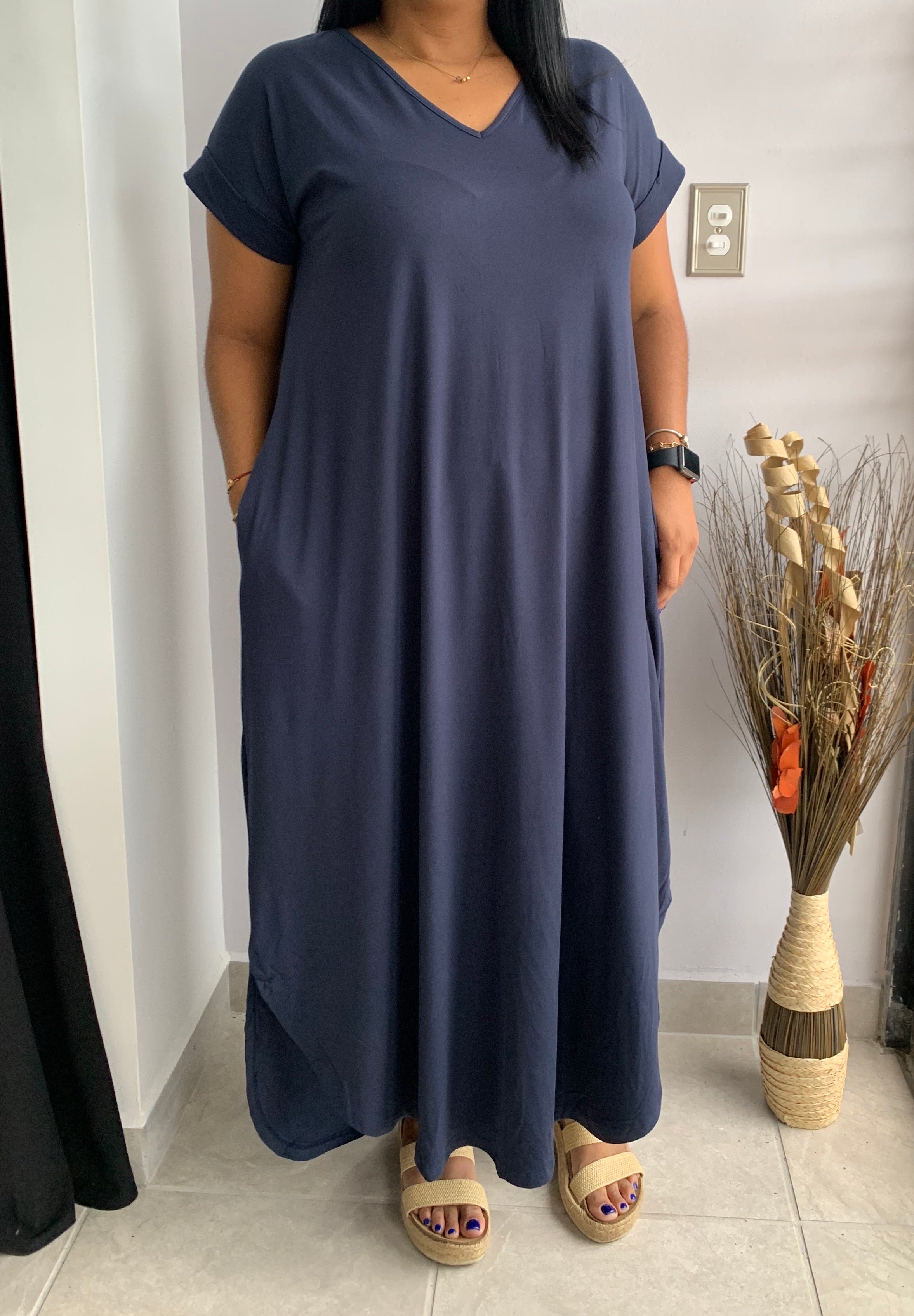 Navy Maxi Dress