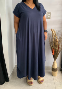 Navy Maxi Dress