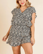 Load image into Gallery viewer, Black &amp; White Romper
