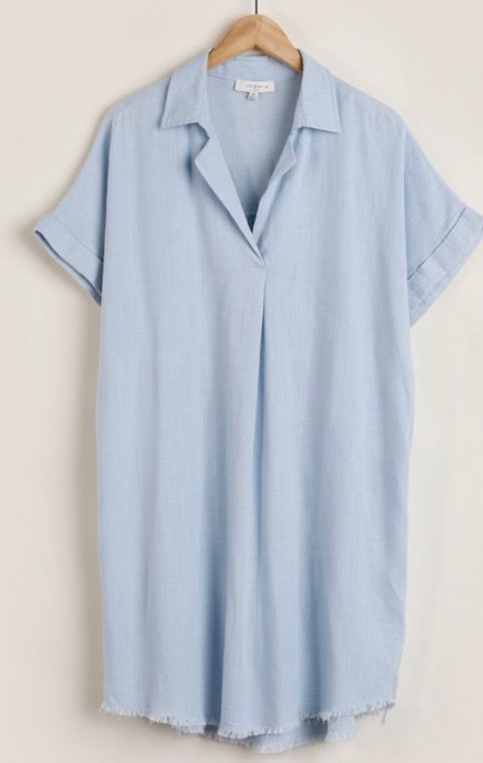Light Denim Tunic Dress
