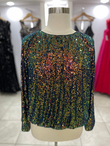 **SALE** Sequins Long Sleeve Top