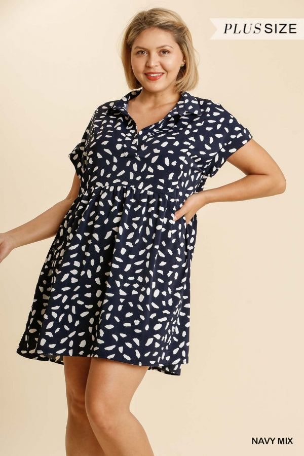 Dalmatian Print Dress