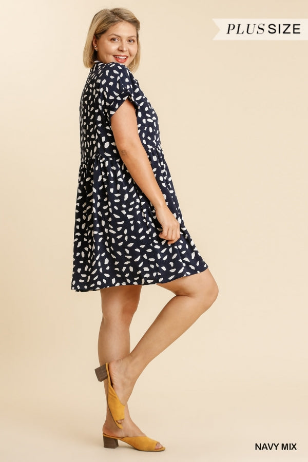 Dalmatian Print Dress