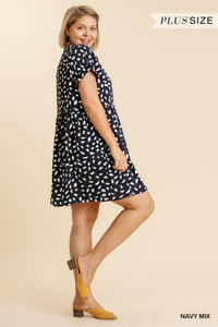 Dalmatian Print Dress