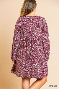 Animal Print Tunic Dress