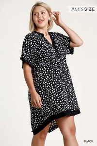 Dalmatian Print Dress