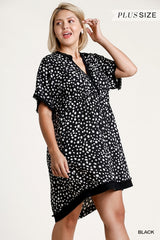 Dalmatian Print Dress