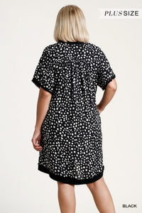 Dalmatian Print Dress