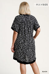 Dalmatian Print Dress